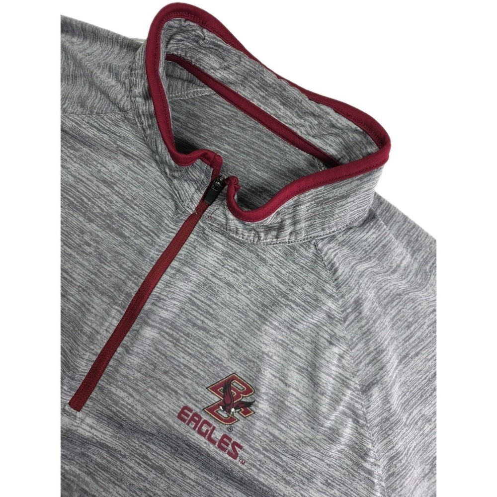 NCAA Colosseum Boston College Eagles BC Lightweight 1/4 Zip Pullover Men's READ